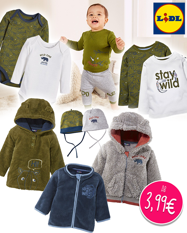 LIDL: Neue Babymode Ab 3,99€ + GRATIS Versand | MeinBaby123.de