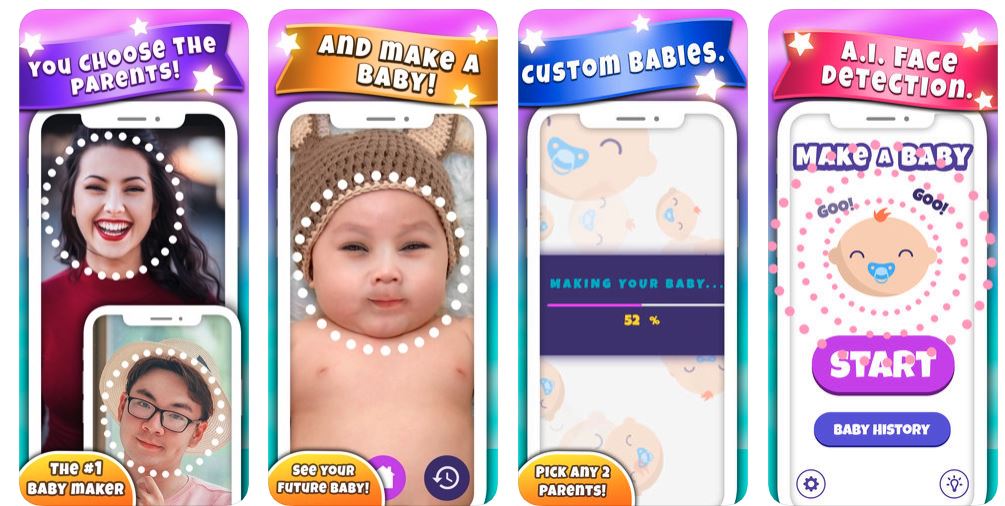 Lustige Apps: wird dein Baby aussehen | MeinBaby123.de
