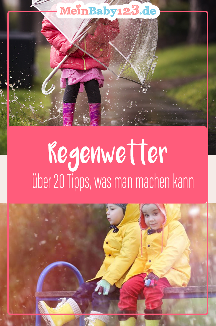 Was tun bei Regenwetter? Aktivitäten für die Familie | MeinBaby123