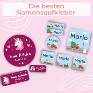 Namensaufkleber